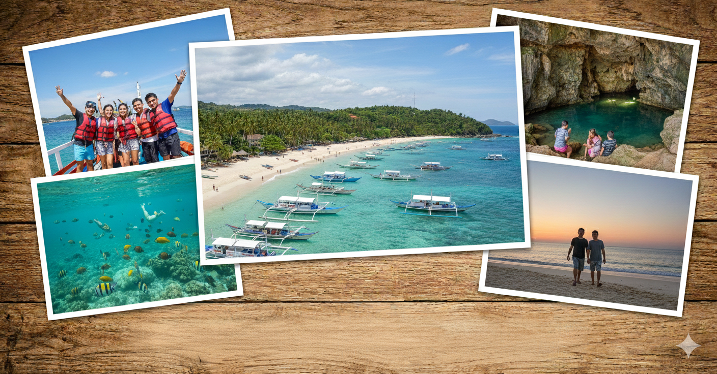 Panglao Island Bohol - pristine white sand beaches, crystal-clear waters, and world-class diving spots